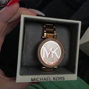Female Michale Kors diamond watch